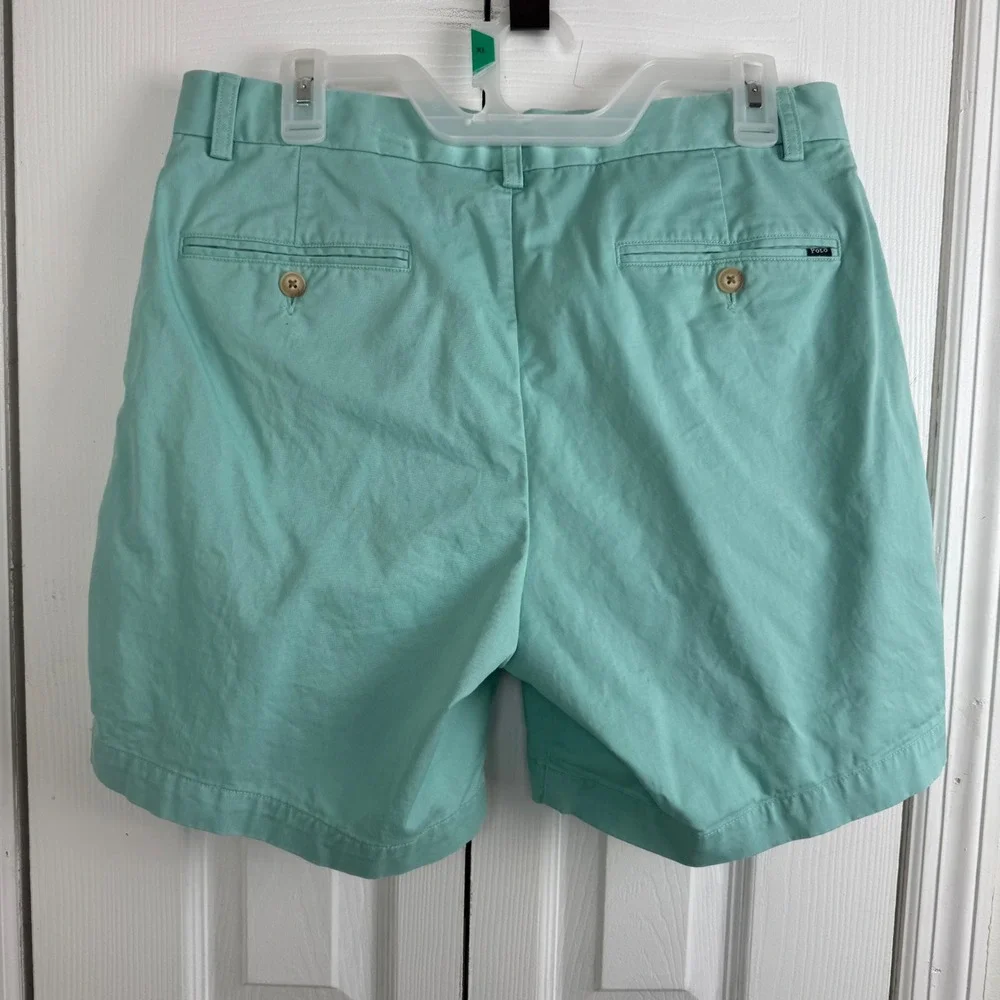 Polo Ralph Lauren‎ Shorts Mens 32 Mint Green Chino Stretch Classic Fit